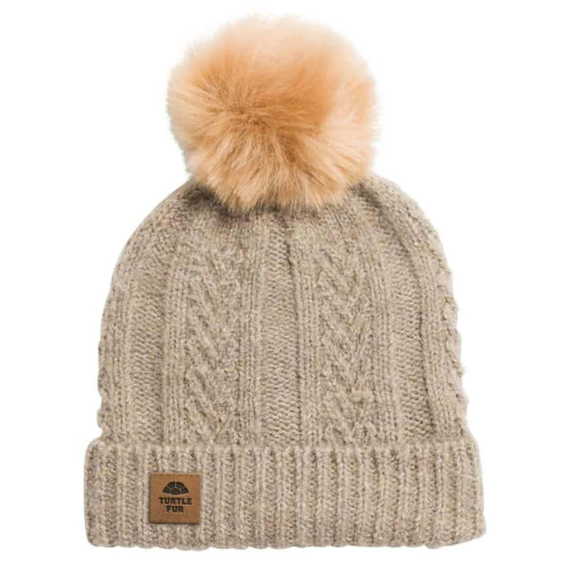 Load image into Gallery viewer, Turtle Fur Women's Recycled Lindsey Pom Beanie