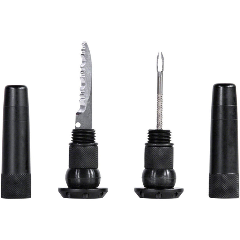 Load image into Gallery viewer, Muc-Off Stealth Tubeless Puncture Plugs Tire Repair Kit - Bar-End Mount