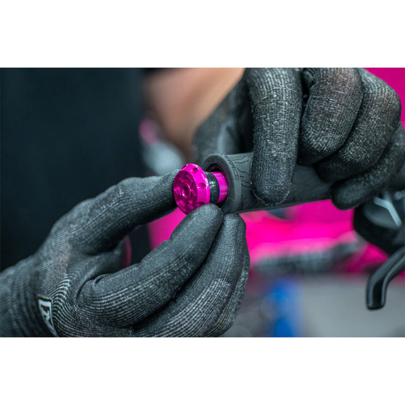 Load image into Gallery viewer, Muc-Off Stealth Tubeless Puncture Plugs Tire Repair Kit - Bar-End Mount