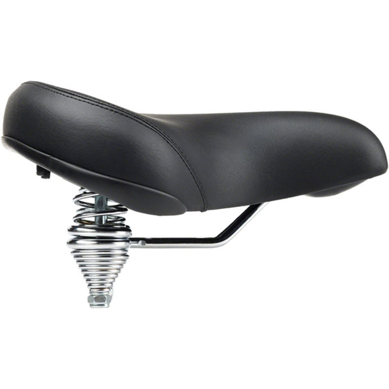 Load image into Gallery viewer, MSW Cruiser Saddle - Springs, Steel, Black
