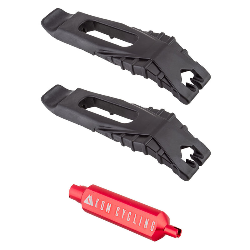 Load image into Gallery viewer, KOM Cycling Tubeless Tire Lever/Valve Core Tool Set