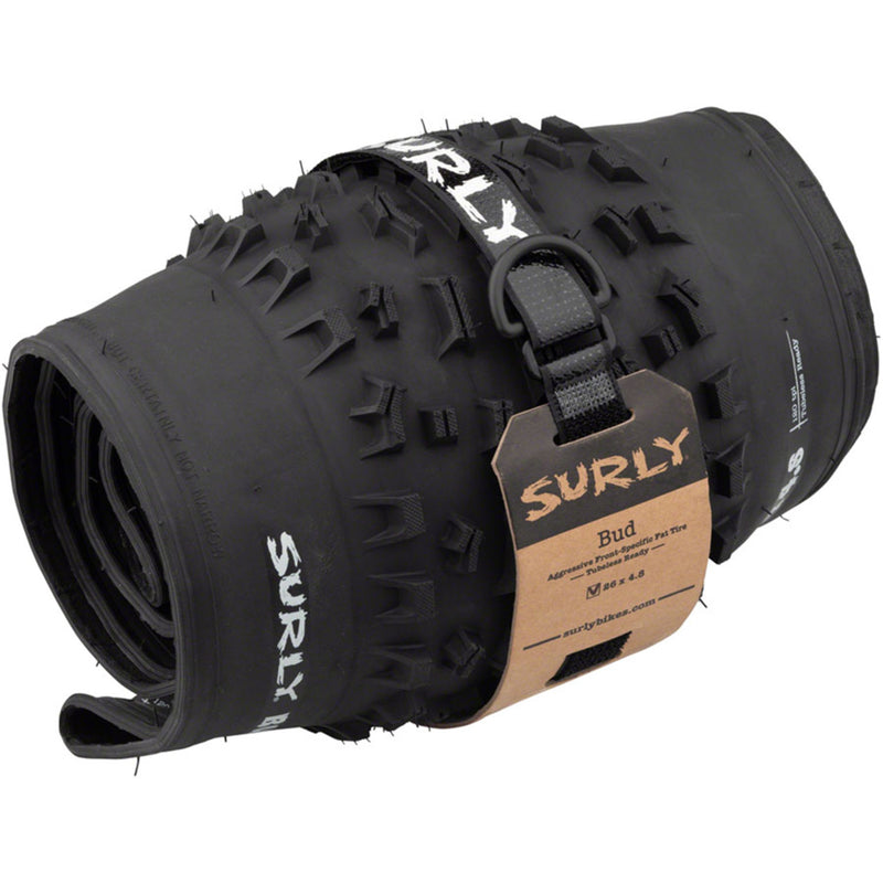 Load image into Gallery viewer, Surly Bud Tire - 26 x 4.8, Tubeless, Folding, Black, 120tpi