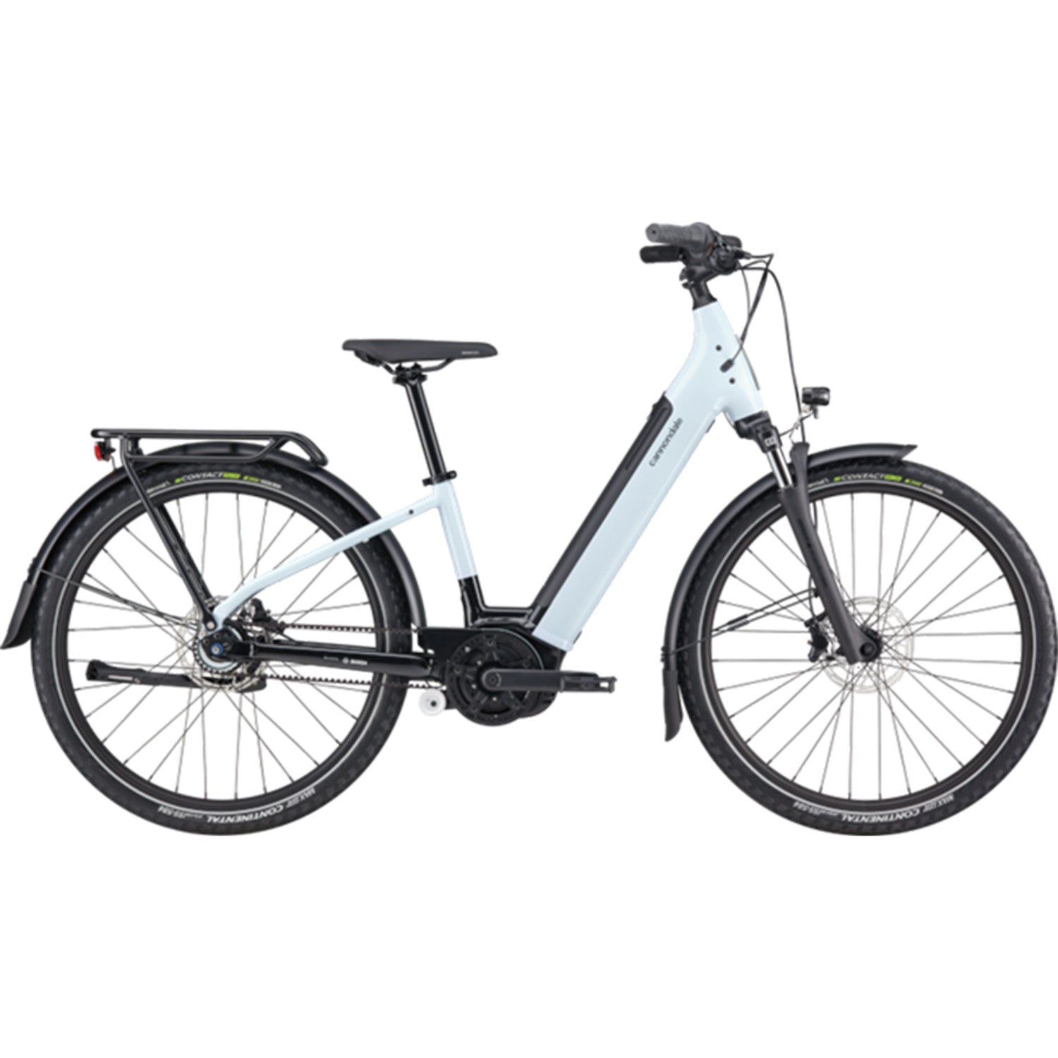 cannondale electric bicycles Mavaro Neo 3 Low StepThru Dust Blue / Medium Knotless Netting from NET up riding position Size:MK-80WII SEa Size_09039 Medium (D)