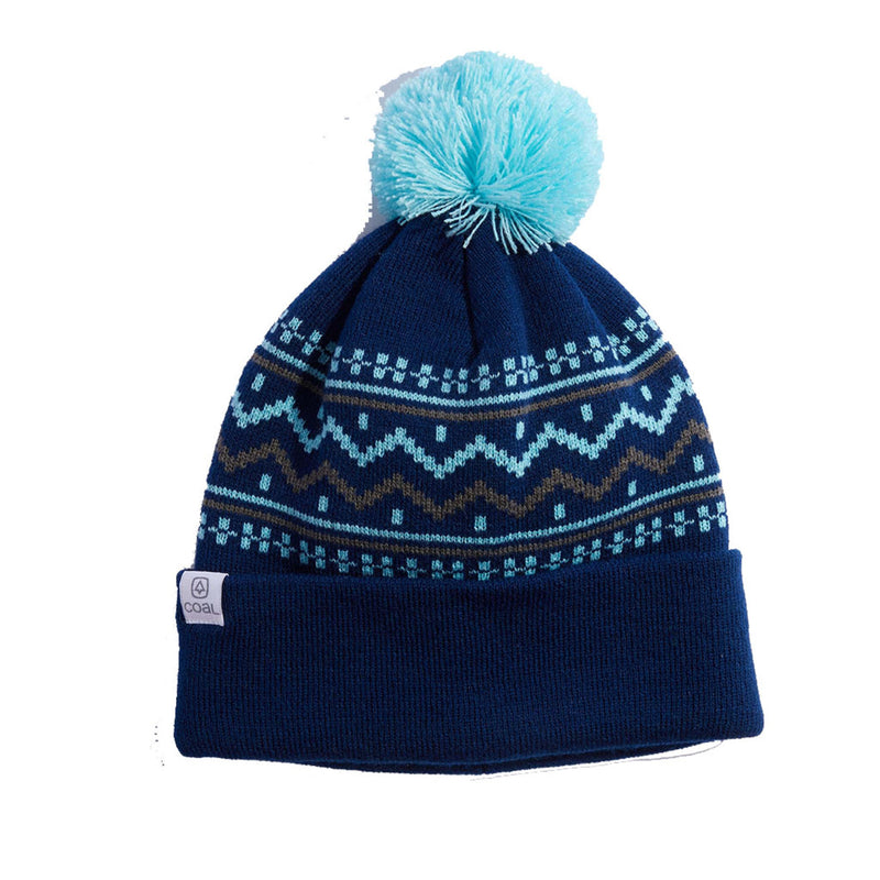 Load image into Gallery viewer, Coal Fjord Pom Beanie
