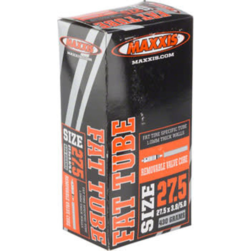 Load image into Gallery viewer, Maxxis Fat/Plus Tube - 27.5 x 3.80 - 5.00, Presta Valve, Removable Valve Core Discontinued