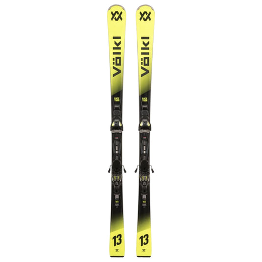 Volkl Racetiger SC Yellow Skis w/vMotion 12 Black Bindings 2027