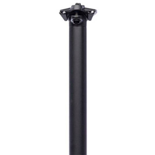 Teravail Stratum Seatpost - 27.2 x 400mm, 18mm Offset, Black