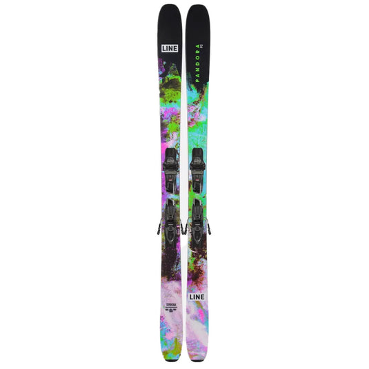Line Pandora 92 Skis w/ Quikclik Squire 10 100mm Black Bindings 2025