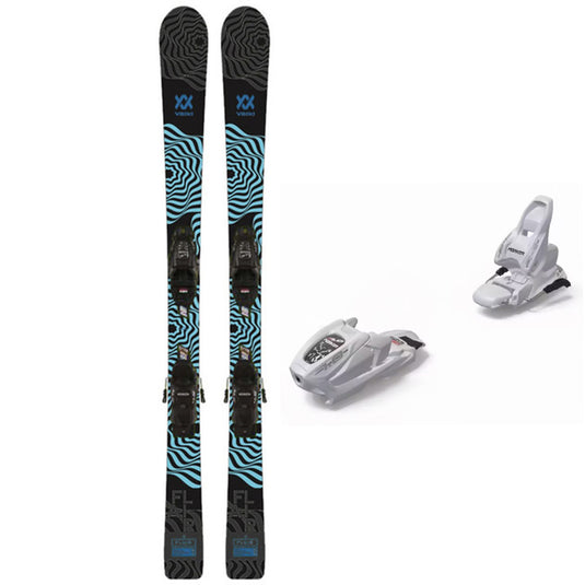 Volkl Kids' Flair Jr Skis w/vMotion 7.0 Jr White Bindings 2024
