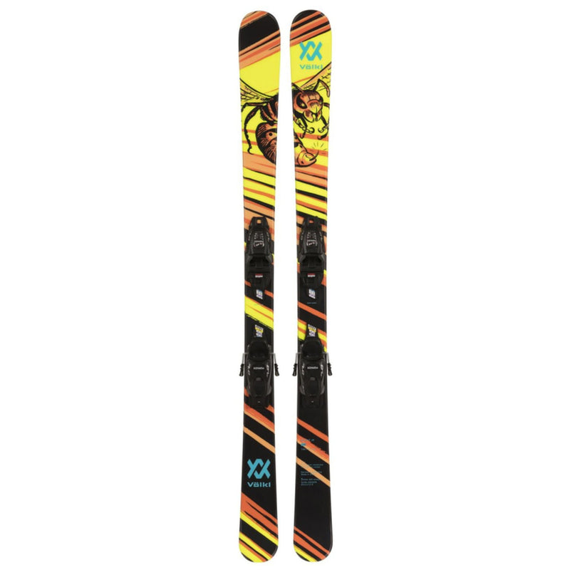 Load image into Gallery viewer, Volkl Kids' Mini Revolt Jr Skis w/vMotion 4.5 Jr Bindings 2024
