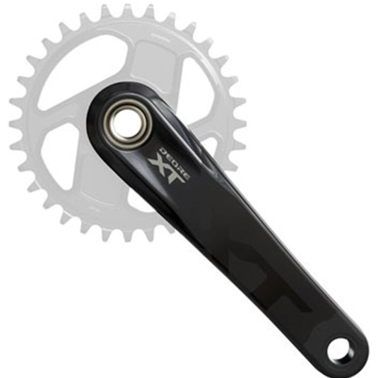 Shimano Deore XT FC-M8200 Crankset - 165mm, 1x, Direct Mount, Hollowtech II Hollow-Forged Crankarms, Black
