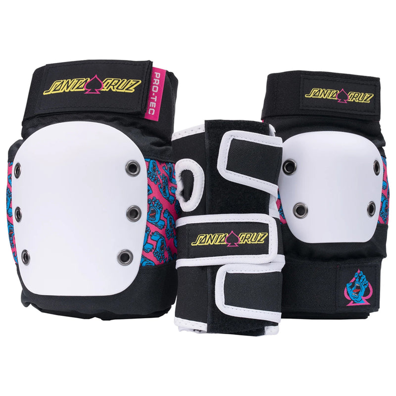 Load image into Gallery viewer, Pro-Tec Street  Gear 3-Pack Santa Cruz Signature Edition Pad Set
