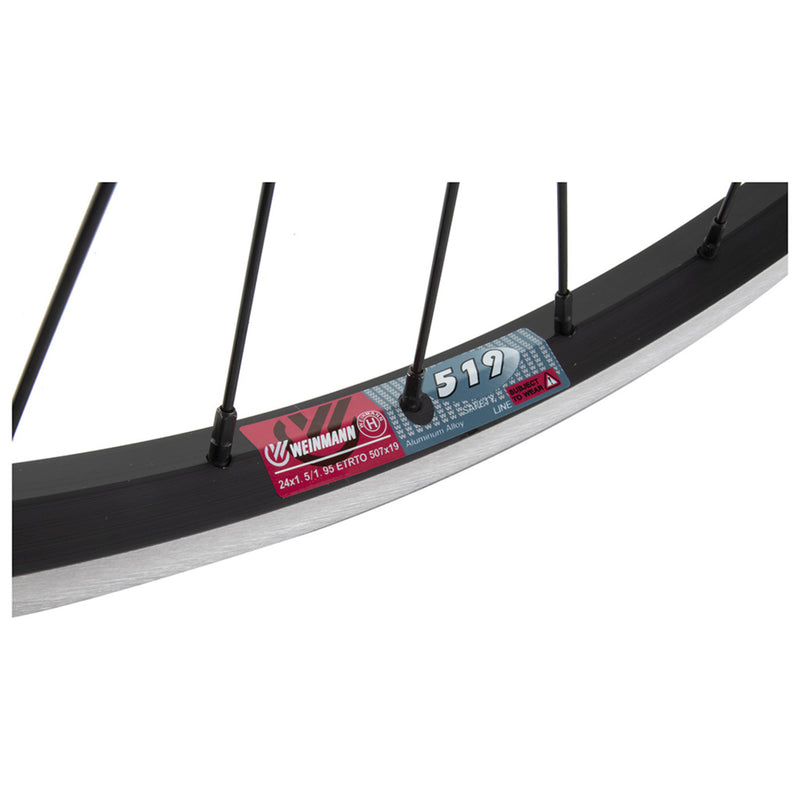Load image into Gallery viewer, Wheel Master 24x1.75" Rear Wheel - Alloy, 5/6/7sp FW, BO, Black, 36H
