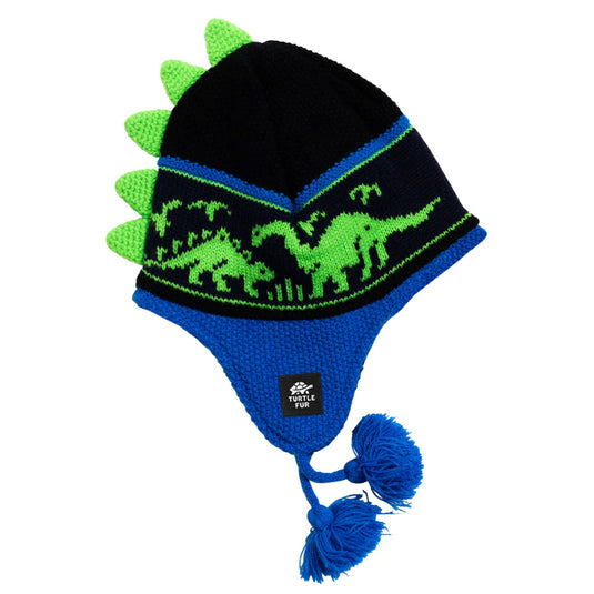 Turtle Fur Kids' Dr Dino Earflap Beanie