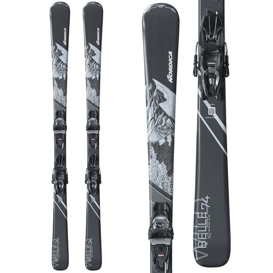 Nordica Women's Wild Belle 74 Skis w/TP2 Compact 10 FDT Bindings 2027