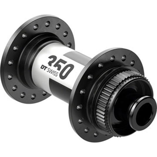 DT Swiss 350 Front Hub - 12 x 100mm, Center-Lock, Black, 24H