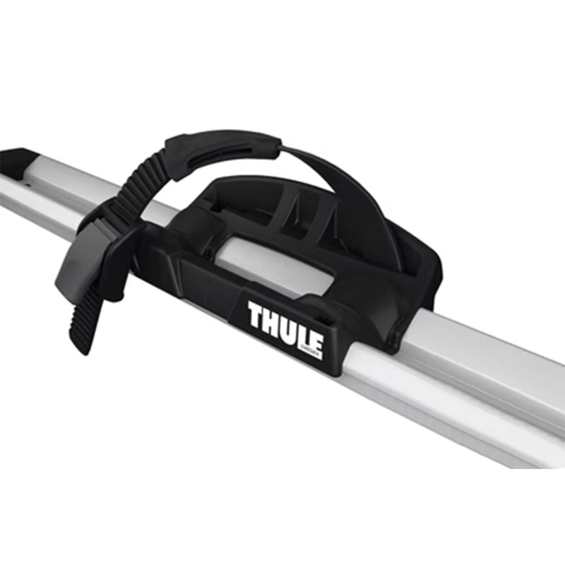 Load image into Gallery viewer, Thule UpRide Roof Top Bike Rack Wheel Mount Black/Aluminium
