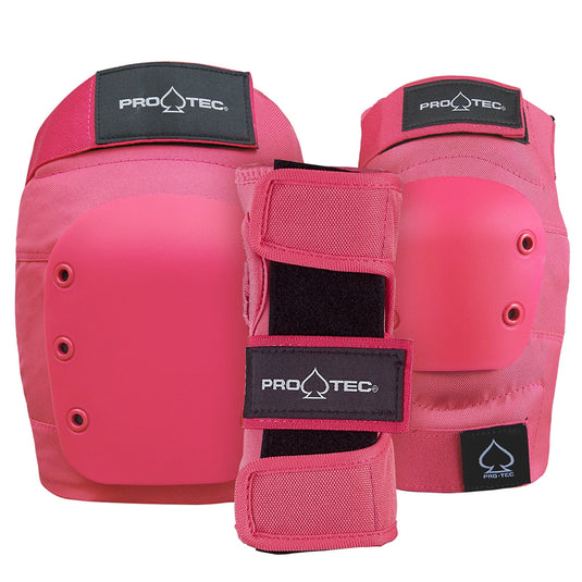 Pro-Tec Street Gear 3-Pack Open Back Pad Set