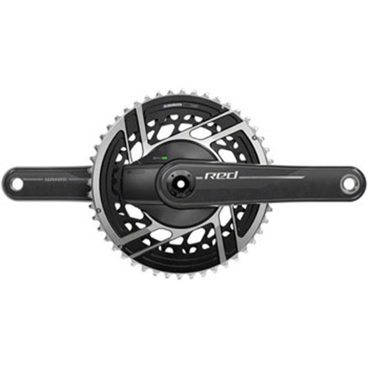 SRAM RED AXS Power Meter Crankset - 170mm, 2x 12-Speed, 46/33t, 8-Bolt Direct Mount, DUB Spindle Interface, Natural Carbon, E1