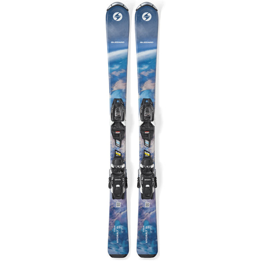 Blizzard Kid's Anomaly Jr Skis w/FDT Jr 4.5 Black/White Bindings 2027