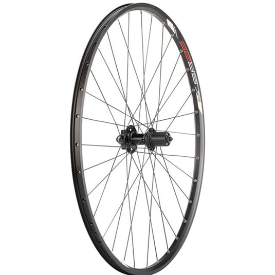 Quality Wheels Value Double Wall Series Disc Rear Wheel - 29", QR x 135mm, 6-Bolt, HG 10, Black, Clincher, 32H