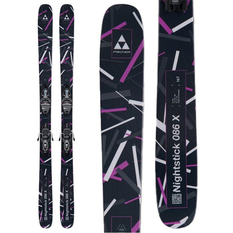 Load image into Gallery viewer, Fischer Nightstick 86 X Ski w/RSW 10 GW Powerrail Bindings 2026
