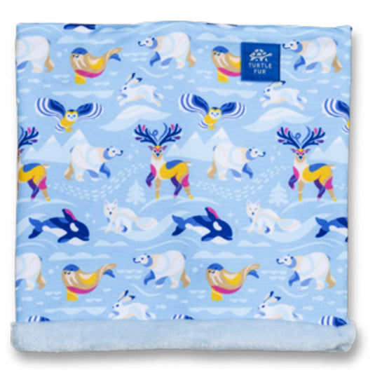 Turtle Fur Kids' Comfort Shell Neck Warmer Print Lined w/Comfort Plush