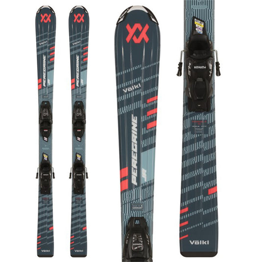 Volkl Kids' Peregrine Jr Skis w/vMotion 4.5 Jr Bindings 2025
