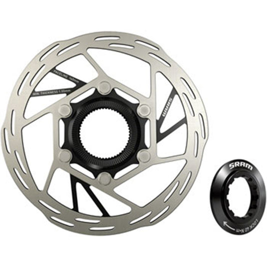 SRAM Paceline Disc Brake Rotor - 140mm, Center Lock, 1.85mm, Includes Internal Tooled Lockring