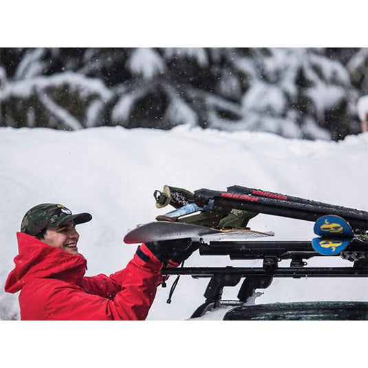 Yakima FatCat EVO 6 Ski and Board Rack w/Locks Black