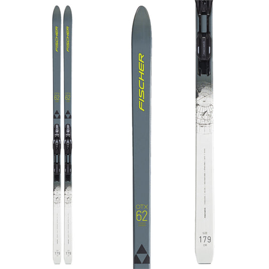 Fischer Spider 62 Crown Xtralite Cross Country Skis w/Control Step-In IFP Bindings 2024