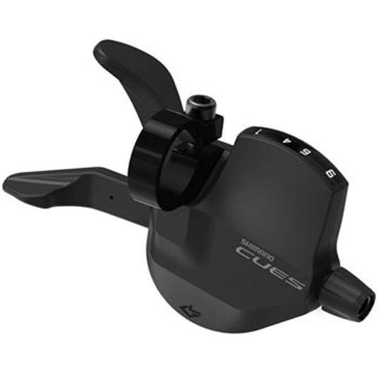 Shimano CUES SL-U4000-9R Shifter - Right, 9-Speed, Rapidfire Plus, Optical Gear Display, Black