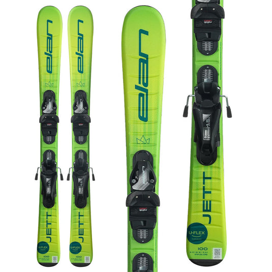 Elan Kids' Jett Skis w/EL 4.5 GW CA JRS Black Bindings 2025