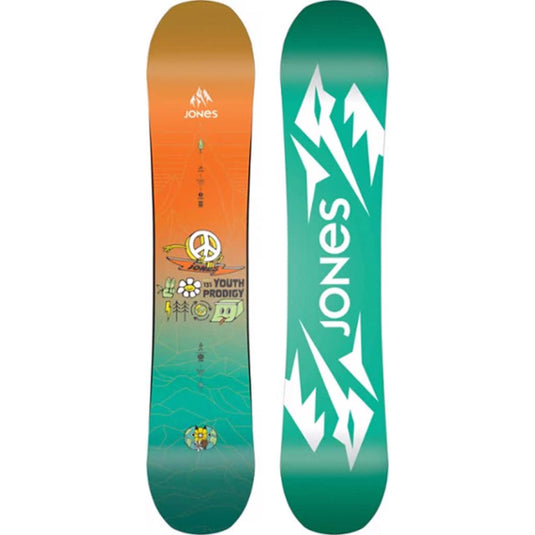 jones all mountain snowboard Kids Happy + Bindings Package 2026 Freeride Boardshop inspiring board that lets you draw your own lines with confidence. Jones Mountain Twin Snowboard 2027