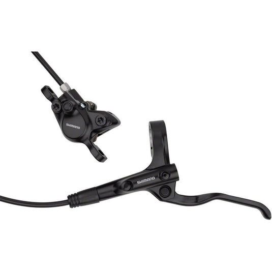 Shimano Alivio BL-MT200/BR-MT200 Disc Brake and Lever - Rear, Hydraulic, Post Mount, Resin Pads, Black