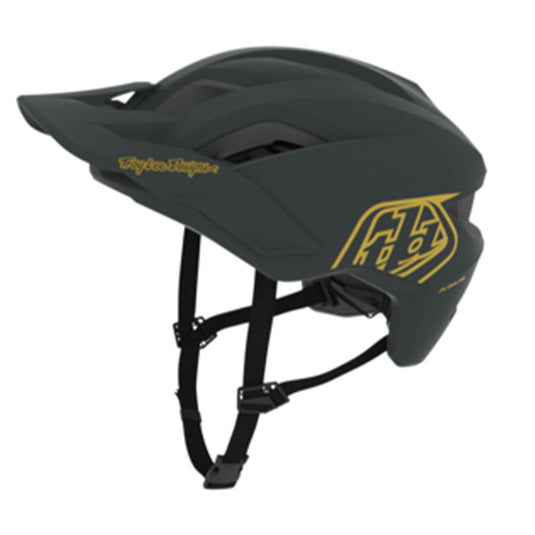 Troy Lee Designs Youth Flowline Helmet Point Gray / Gold
