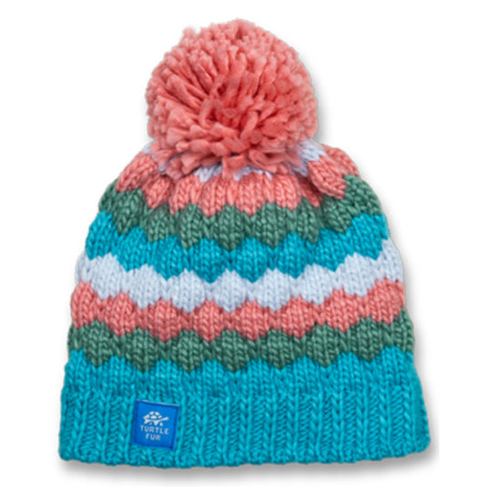 Turtle Fur Kids' Jocelyn Pom Beanie