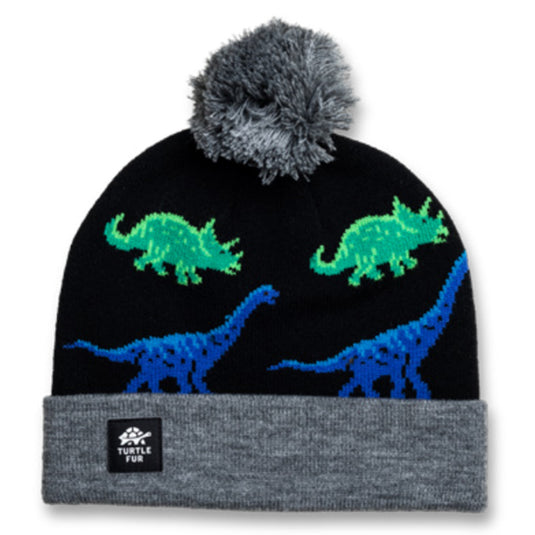 Turtle Fur Kids' Dino-Mite Pom Beanie