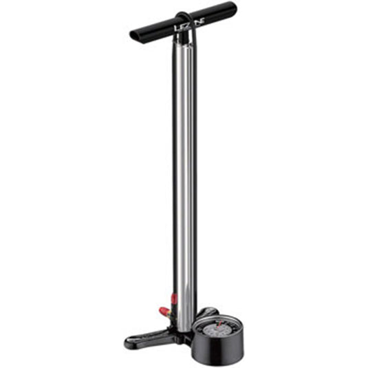 Lezyne CNC Floor Drive Pump: Silver