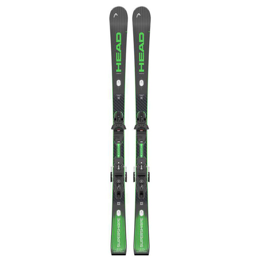 Head Supershape e-Magnum SW Skis w/Protector EVO PR 13 GW 85 Black/Green Bindings 2027