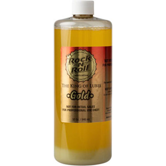Rock 'N' Roll Gold Bike Chain Lube - 32oz, Drip