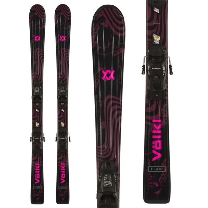 Load image into Gallery viewer, Volkl Kids' Flair Jr Skis w/vMotion 4.5 Jr Bindings 2025
