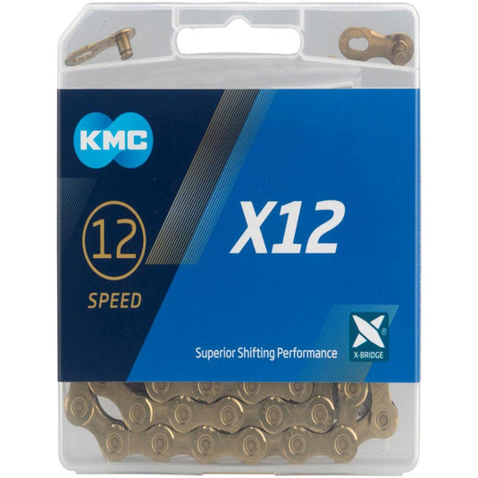 KMC X12 Speed Chain  X12 x 126L, Ti Gold