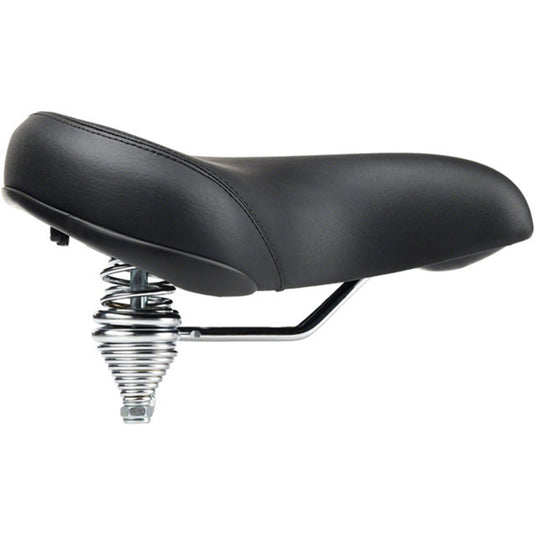 MSW Cruiser Saddle - Springs, Steel, Black