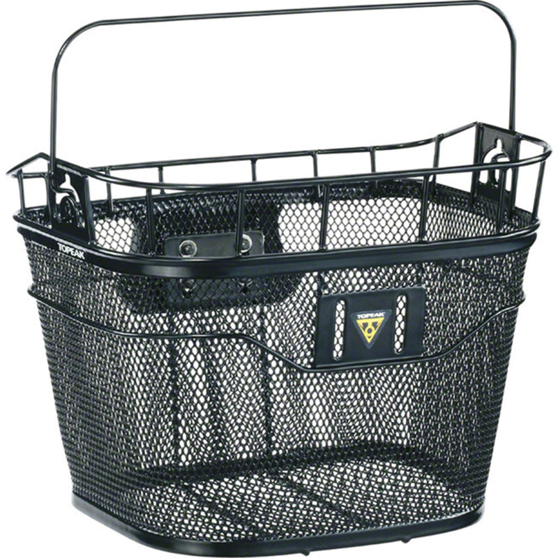 Load image into Gallery viewer, Topeak Front Basket with Fixer 3 Handlebar Bracket: Black
