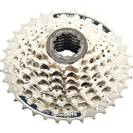 Shimano CS-HG41 Cassette - 8 Speed, 11-34t, Silver, Mega Range