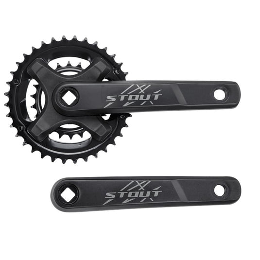 Specialized Stout 170mm L/R Square Taper 36/22-tooth 2x9-speed Crank Black