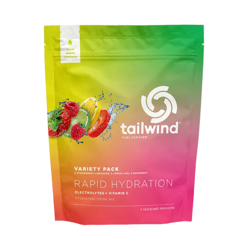 Load image into Gallery viewer, Tailwind Rapid Hydration 15 Serving Variety Pack (Strawberry Lemonade, Lemon Lime, Raspberry)
