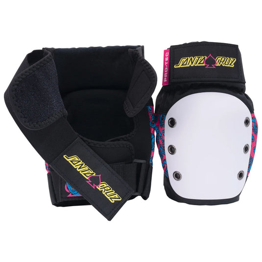 Pro-Tec Kids' Street Jr 3-Pack Santa Cruz Signature Edition Pad Set
