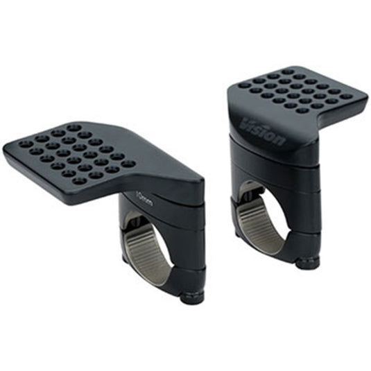 Vision Metron TFE Pro Clip-on Adapter, Extended Armrest Adjustment Plate, Aero Bar Compatibility – Carbon